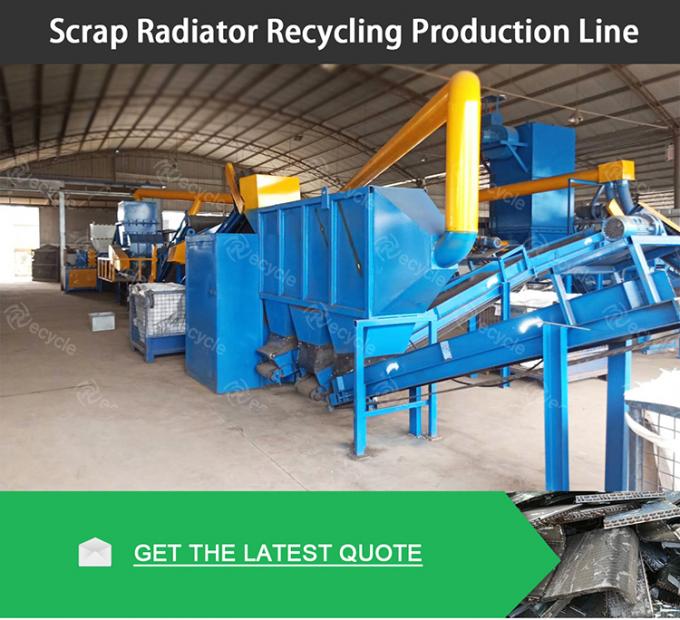 Scrap Alla Radiator 180KW-280KW Air Conditioner Radiator Recycling Machine Scrap Radiator ...