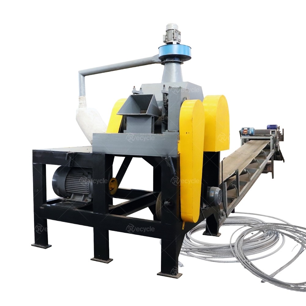 50m/min Capacity ACSR Wire Chopper Crusher and Cable Granulator for ...
