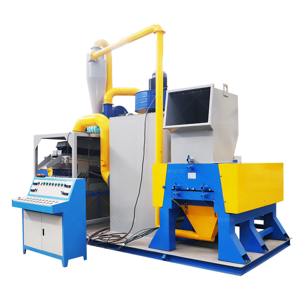 400kg/h Waste Copper Electric Wire Shredder CE Separating Granulator ...