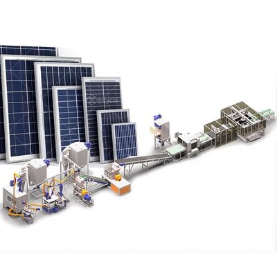 100% Recycling Waste Solar Panel Sorting System for Copper Silicon ...