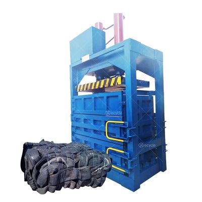 Waste Paper Hydraulic Compressor Machine Vertical Cardboard Press ...