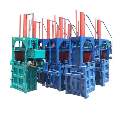 Waste Paper Hydraulic Compressor Machine Vertical Cardboard Press ...
