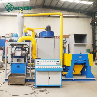 400kg/h Waste Copper Electric Wire Shredder CE Separating Granulator ...